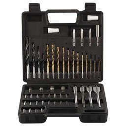 Kit Brocas Furadeira Parafusadeira com 50 Pecas Acessorios com Maleta HO062 - 1 Kit Brocas Furadeira Parafusadeira com 50 Pecas Acessorios com Maleta HO062 - 1