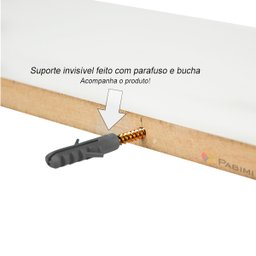 Prateleiras Porta Quadros 180cm Integrada Flutuante - 5