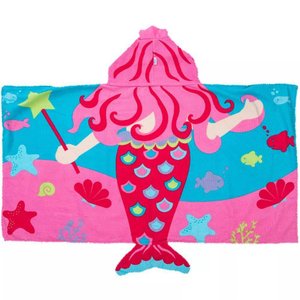 Toalha 3d Com Capuz Sereia - Baby Joy