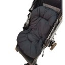 Ver imagem 5 de Kit Capa para Carrinho / Colchonete + Capa para Bebê Conforto + Capota + Protetor de Cinto Preto Lis