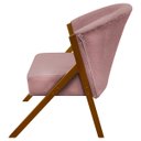 Ver imagem 6 de Poltrona Decorativa para Sala You Bouclé Premium Braça Amadeirada