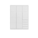 Ver imagem 5 de Jogo de Quarto Pérola com Guarda Roupa 3 Portas e 4 Gavetas + Cômoda 2 Portas e 4 Gavetas + Berço