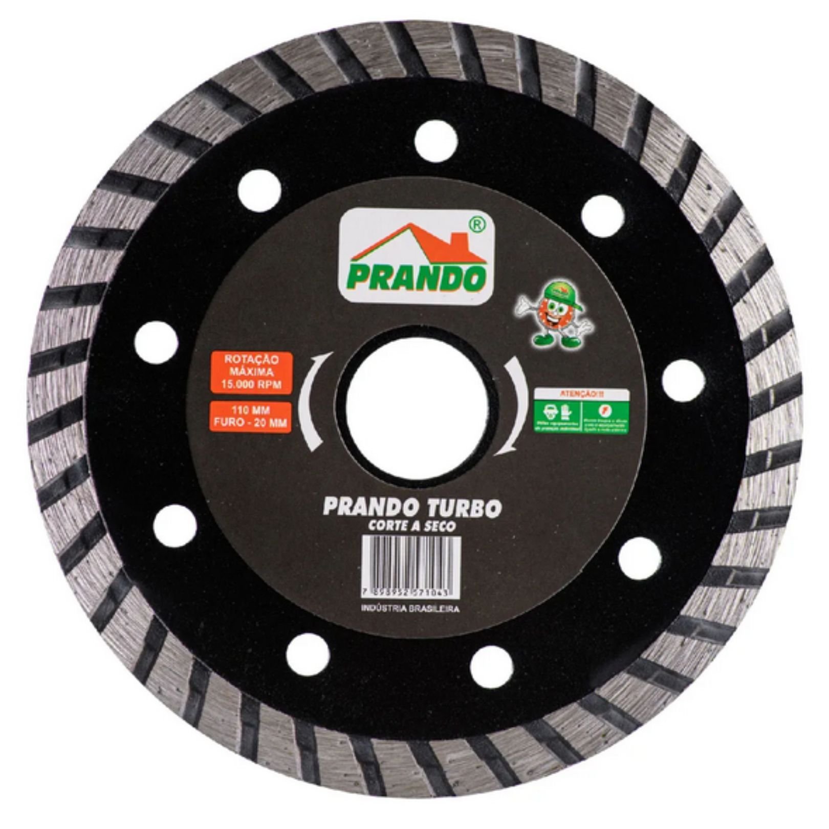 Kit 40 Discos Prando Turbo 110 X 20 MM Mármore