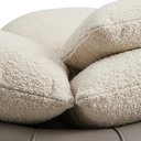 Ver mais imagens de Poltrona Decorativa Safira Base Giratoria Boucle e Courino Tce 1010 Tcs 726 Moll