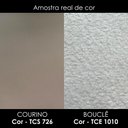 Ver imagem 4 de Poltrona Decorativa Safira Base Giratoria Boucle e Courino Tce 1010 Tcs 726 Moll