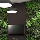 Ver imagem 2 de Conjunto Sala de Reunião Mesa 1,80m Preta Painel para Tv F5 Cor:preto