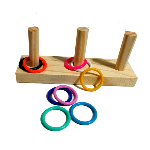 Pega Argola Treinamento para Calopsita 3 Torres