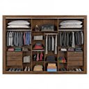 Ver imagem 2 de Guarda-roupa Casal Espelhado 3 Portas Toronto