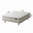Ver imagem 4 de Jogo de Cama Lençol Queen Lótus Micropercal 400 Fios Estampado Toque Macio 4 Peças Xadrez Azul Marin