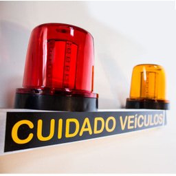Sinalizador Garagem Sonoro Led Entrada Saida Veículos St1396 - 3
