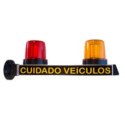 Sinalizador Garagem Sonoro Led Entrada Saida Veículos St1396 - 1