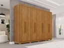 Ver imagem 1 de Guarda-Roupa Casal 8 Portas com Pés 241cm Multimóveis Cinamomo