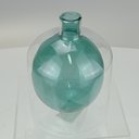 Ver imagem 4 de Vaso Garrafa Decorativo de Vidro Verde 17x15x15cm Enfeite Sala Mesa Estante