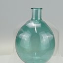 Ver imagem 5 de Vaso Garrafa Decorativo de Vidro Verde 17x15x15cm Enfeite Sala Mesa Estante