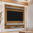 Ver imagem 1 de Painel Leme 1.5 Cinamomo/ripado/off White – Bechara Móveis