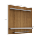 Ver imagem 4 de Painel Leme 1.5 Cinamomo/ripado/off White – Bechara Móveis