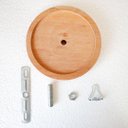 Ver imagem 5 de Canopla Prato de Madeira Maciça para Lustres e Pendentes