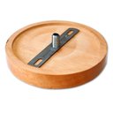 Ver imagem 6 de Canopla Prato de Madeira Maciça para Lustres e Pendentes