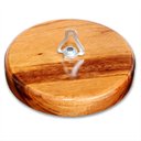 Ver imagem 1 de Canopla Prato de Madeira Maciça para Lustres e Pendentes