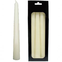 Conjunto 9 Vela Natalina Decoração Branca para Castiçal 21cm - 4