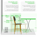 Ver imagem 2 de Cadeira Madeira Torneada Estofada - 53cm Natural