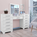 Ver imagem 1 de Conjunto de Cômoda e Penteadeira Salina Branco