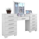 Ver imagem 3 de Conjunto de Cômoda e Penteadeira Salina Branco