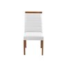 Cadeira Decorativa Sala de Jantar Luxo Sueli Facto Branco - Mozzelar - 1
