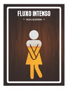 Ver imagem 1 de Placa de Sinalização Humor - para Banheiro Feminino 20x30cm Tacolado 05 Unidades