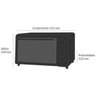 Forno Elétrico Semp Crispy 17 Litros FO3015PR 1.200W - 220v - 12