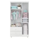 Ver mais imagens de Berço Americano Soninho com Guarda Roupa Life MDF Colchão Branco Tigus