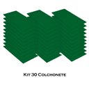 Ver imagem 3 de Kit 30 Colchonete Ginastica Academia Creche Yoga Fitness 95X59X3 Courino Verde - D A DECOR