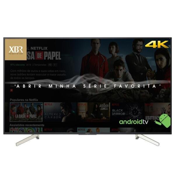 Smart TV LED 70 Polegadas Sony xbr-70x835F, 4K Hdr, Wi-Fi, 3 USB, 4 HDMI, Android TV - 1