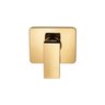 Acabamento Registro Mono Comando Quadrado Base Docol Dourado - 3