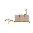 Ver imagem 1 de Conjunto de Mesa de Centro e Buffet Nexus Off White