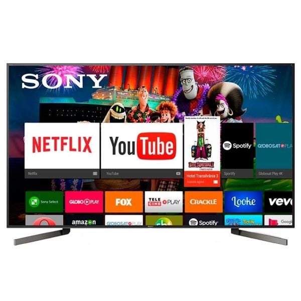 Smart TV LED 85 Polegadas Sony xbr-85x905F, 4K Hdr com Android, Wi-Fi, USB, HDMI, x-Tended Dynamic, x-Motion - 1