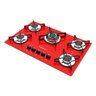 Cooktop Chamalux 5 Bocas com Tripla Chama Vermelho Bivolt - 1