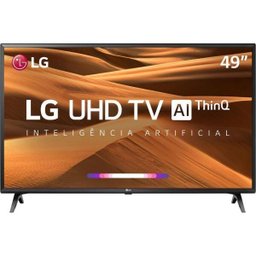 Smart TV LED Lg 49Um7300 49", Ultra Hd 4K, Webos 4.5, Thinq Ai, Bluetooth, 2 USB, 3 HDMI - 1