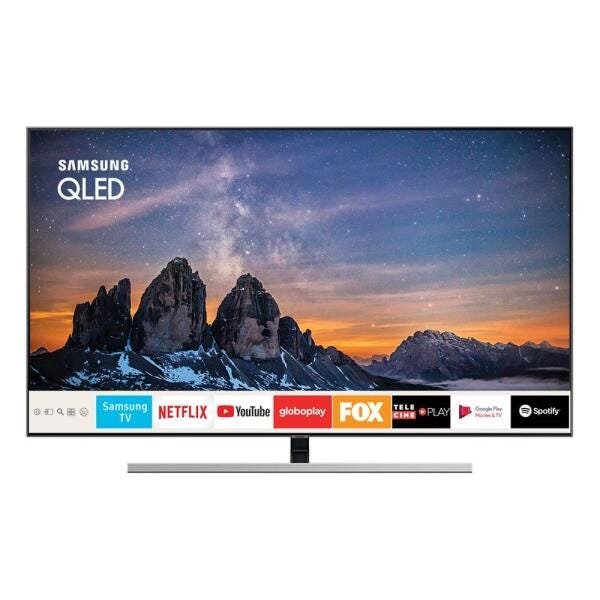 Smart TV Qled Samsung 65 Polegadas 65Q80R Uhd 4K, Direct Full Array 8x, Pontos Quânticos, Hdr1500, USB - 1