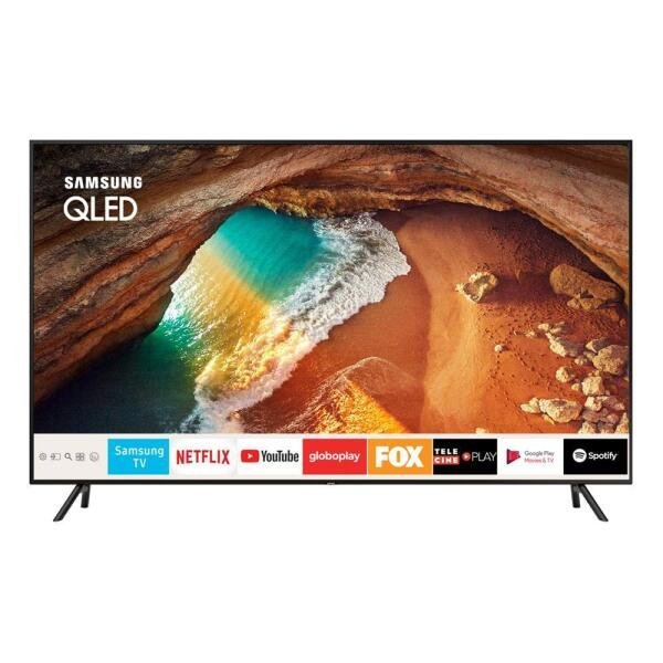 Smart TV Qled Samsung 82 Polegadas 82Q60R, Ultra Hd 4K, Hdr 500, 4 HDMI, 2 USB, Modo Ambiente, 120Hz - 2