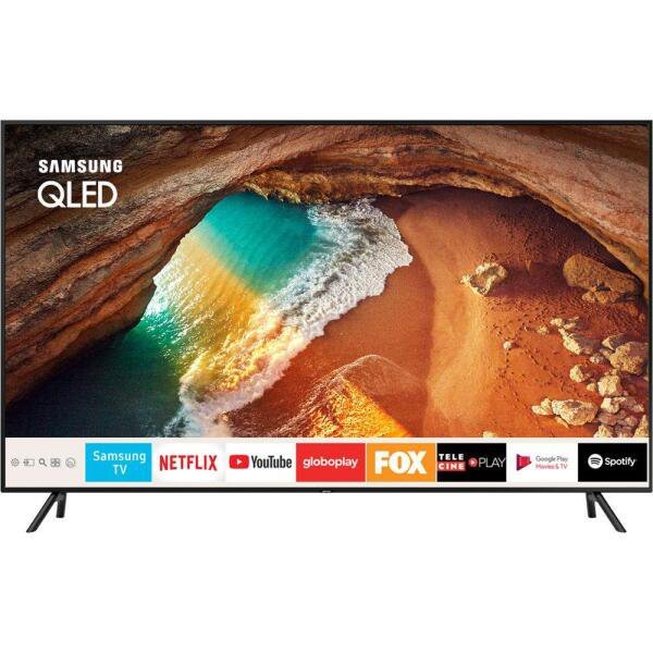 Smart TV Qled Samsung 49 Polegadas 49Q60R Uhd 4K, Pontos Quânticos, Hdr 500, Modo Ambiente, 4 HDMI, 2 USB - 1