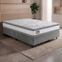 Ver imagem 2 de Cama Box Queen Molas Ensacadas D33 Double Face 158x198x65cm Hellen - Suporta até 120 kg por Pessoa