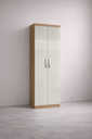 Ver imagem 1 de Armário Multiuso Moderno 2 Portas com 3 Prateleiras - Atacama / Off White