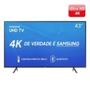Ver imagem 1 de Smart TV LED 43 Polegadas Samsung 43Ru7100 Uhd 4K, Bluetooth, HDMI, USB, Hdr Premium, Controle Remoto Único
