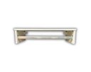 Ver imagem 2 de Cabiderio Suspenso,90x30, em Mdf Branco, com Haste de Metal.