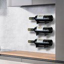 Ver imagem 2 de Suporte de Parede para Garrafa de Vinho Expositor Aço Adega