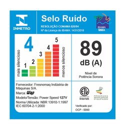 Aspirador de Pó Vertical WAP Power Speed Preto 2 em 1 127V - 7