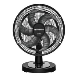 Ventilador Turbo Conforto Mesa e Parede 6 Pás 42cm Vtr470 Preto Cadence 220V - 1 Ventilador Turbo Conforto Mesa e Parede 6 Pás 42cm Vtr470 Preto Cadence 220V - 1