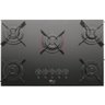 Cooktop Fit Line Fischer 5 Bocas Vidro Preto Chama Rápida Bivolt 26343 - 1