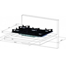 Cooktop Fit Line Fischer 5 Bocas Vidro Preto Chama Rápida Bivolt 26343 - 3